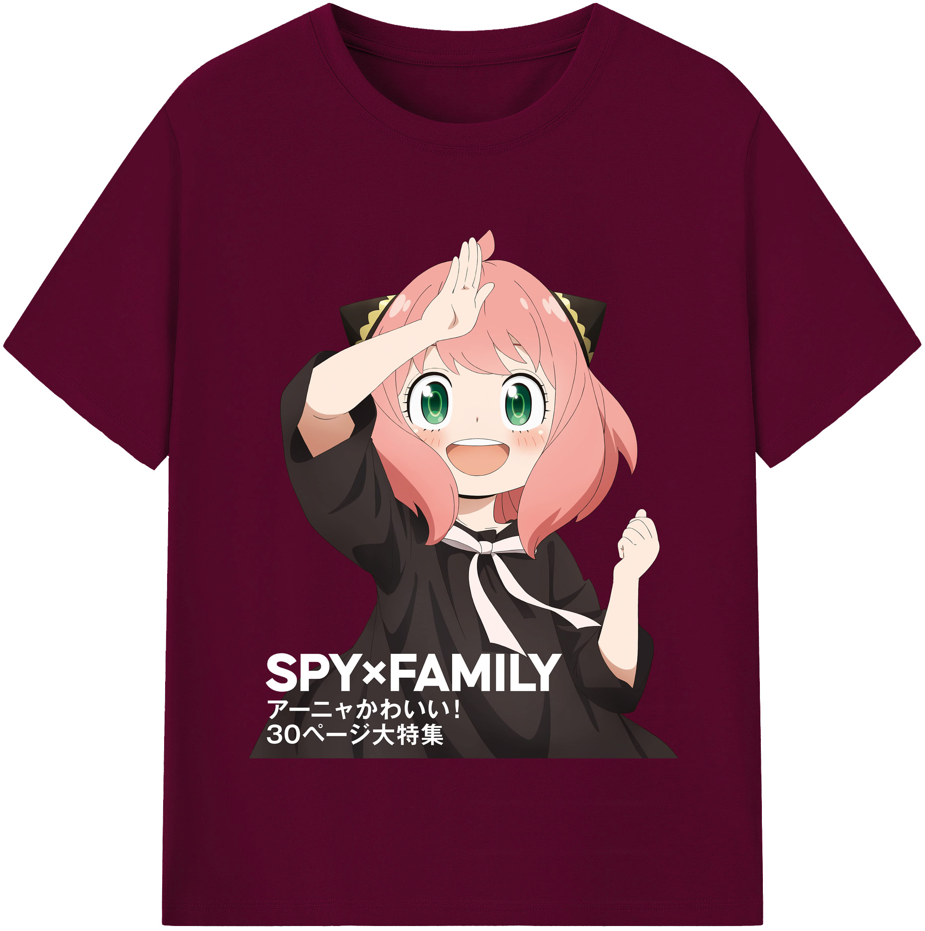 （画像用） SPY×FAMILY间谍家家酒 レディースカジュアルプリントTシャツ（綿100％）